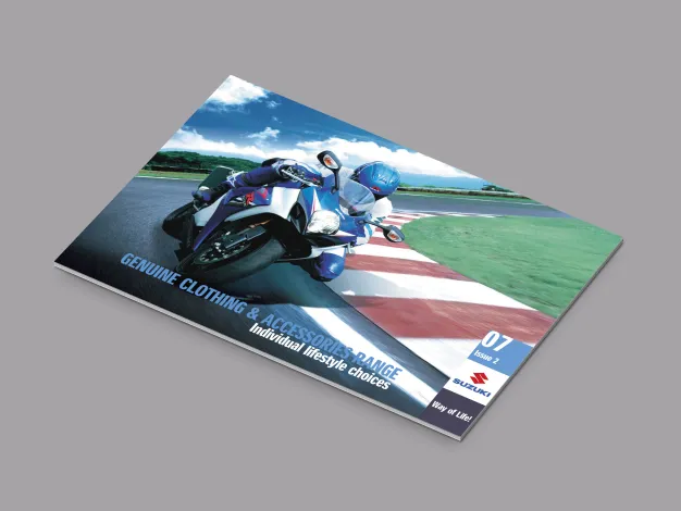 Catalogue design for Suzuki Motorcycles