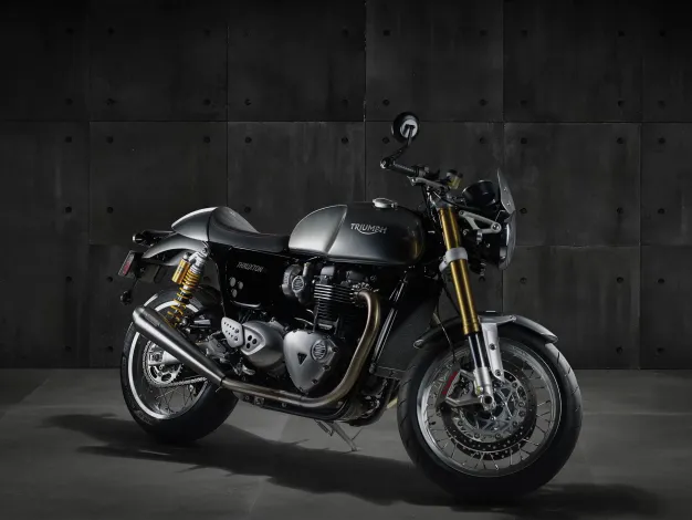 Triumph Thruxton motorcycle automotive photography