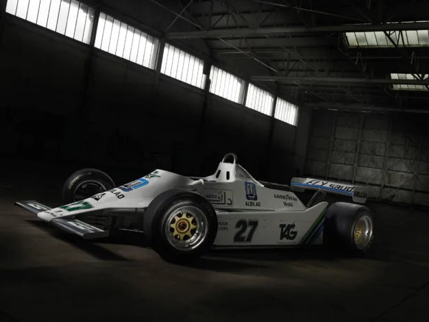 Williams FW-07 car studio photography