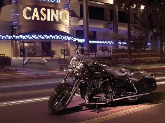 Triumph Thunderbird Commander motorcycle composite photography