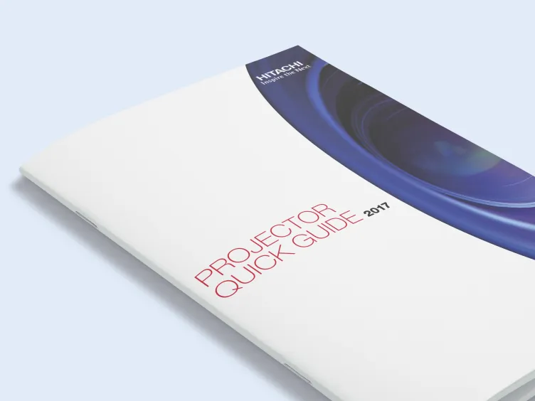 Hitachi Brochure Design
